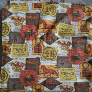 1970s Fabric Heavy Cotton Colonial 4.5 yards Interior Use